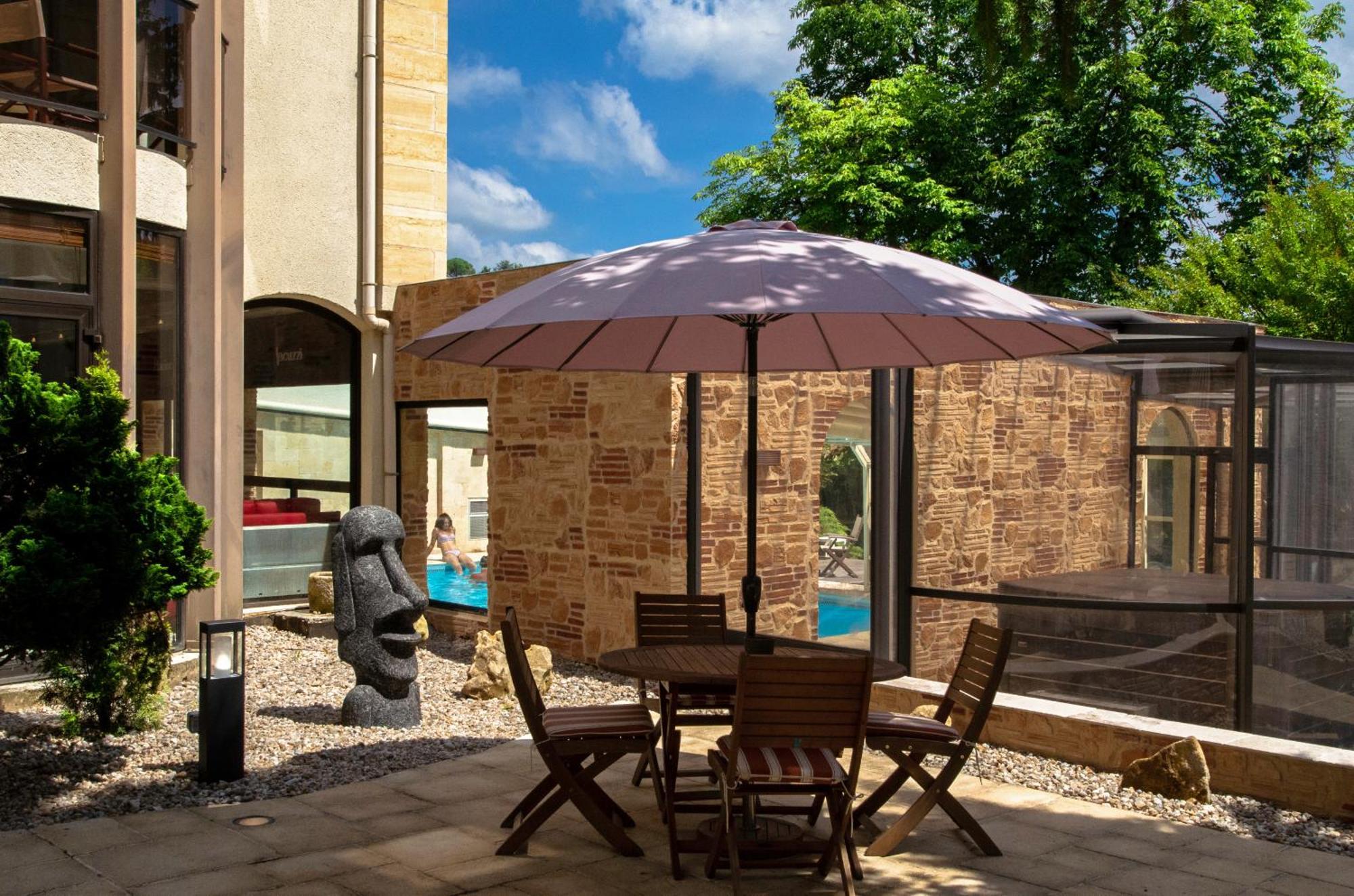 Au Grand Hotel De Sarlat - Pavillon De Selves Ngoại thất bức ảnh